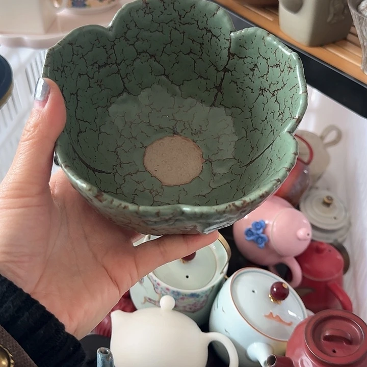 微瑕陶瓷茶具茶杯茶壶