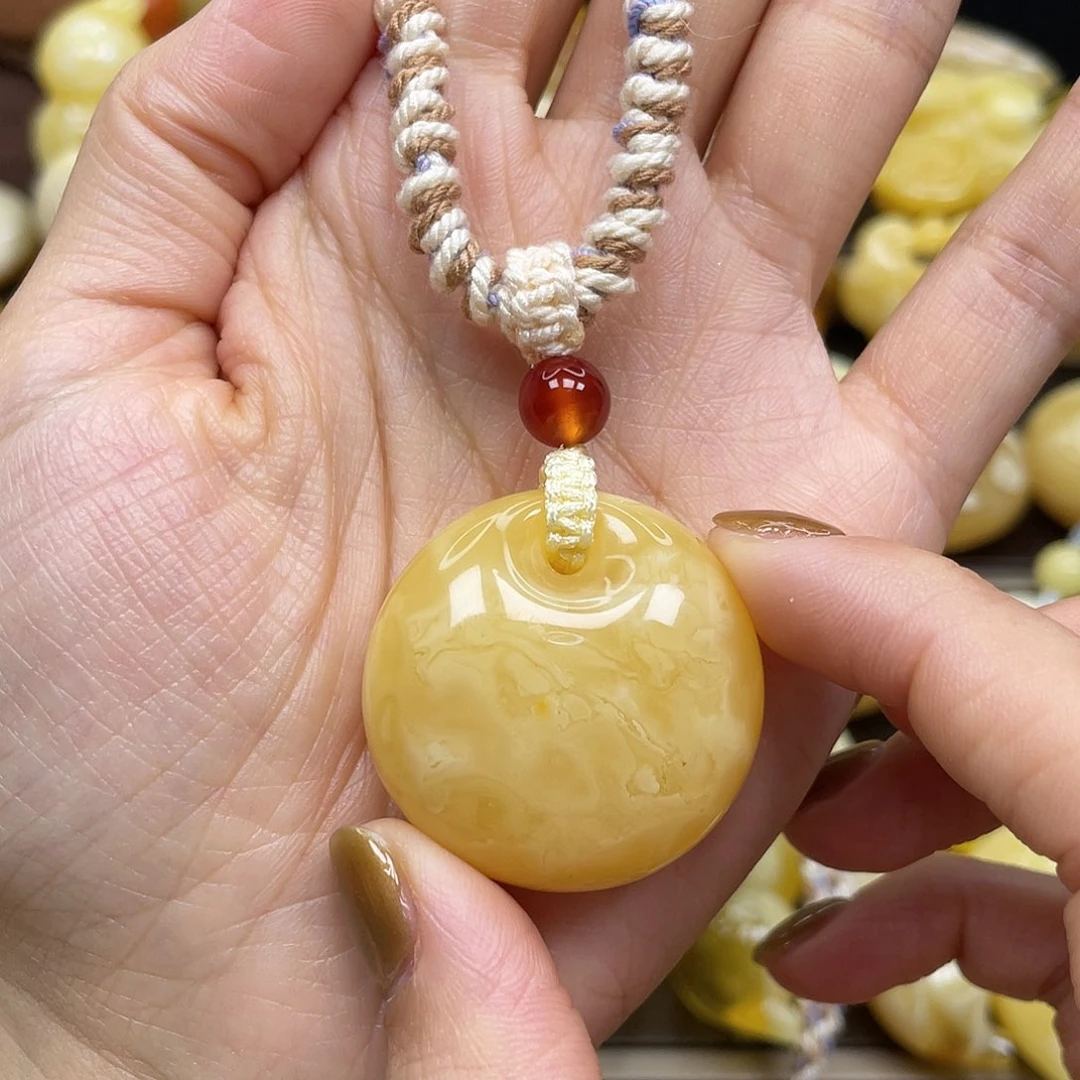 蜜蜡裸石未镶嵌蜜蜡