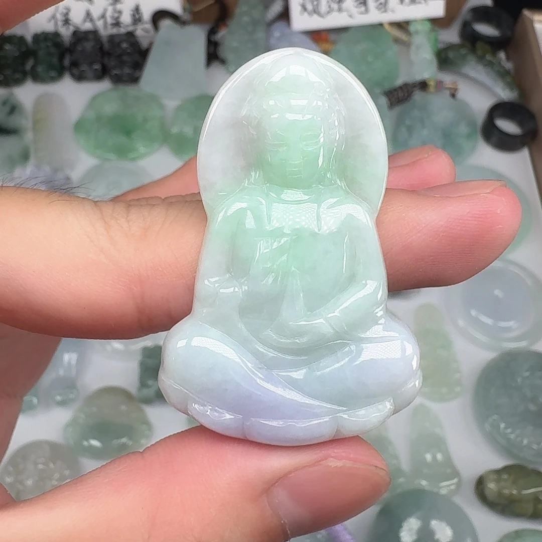 翡翠未镶嵌颈饰天然翡翠