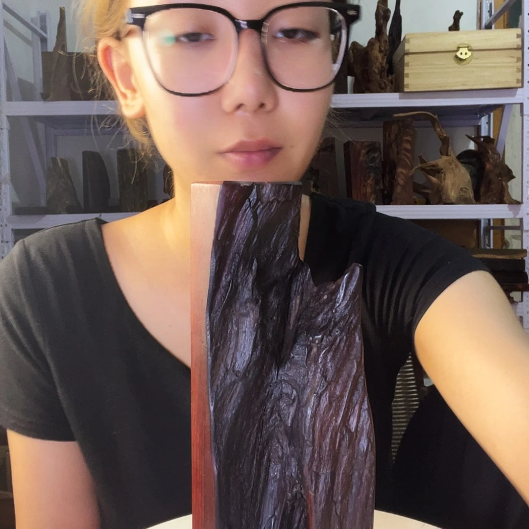紫檀木类端景台格**渣