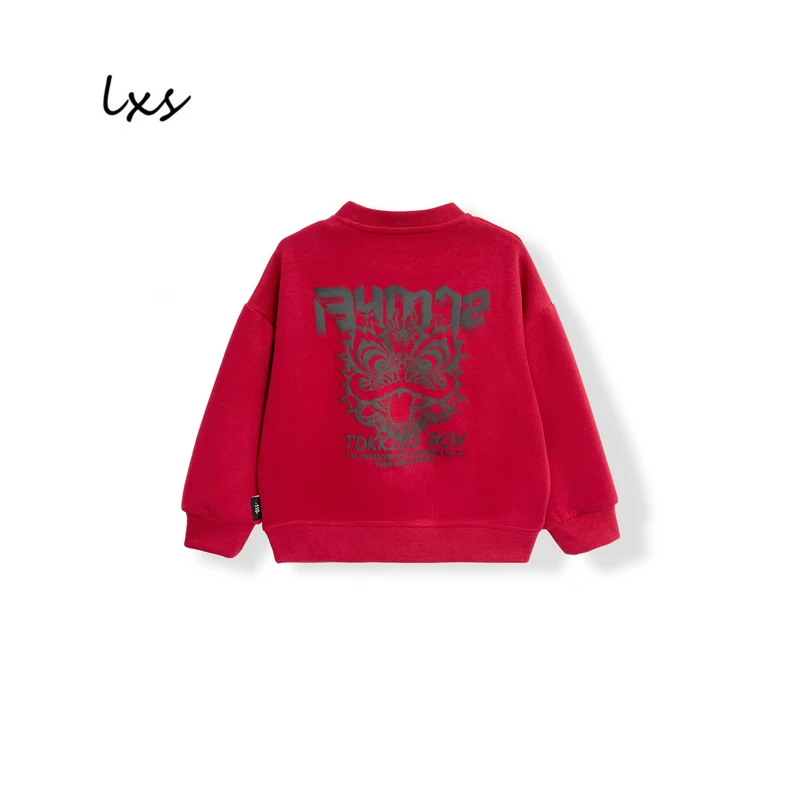 舅舅严选童装春秋韩版男童卡通印花潮流洋气爆款长袖儿童卫衣Q396