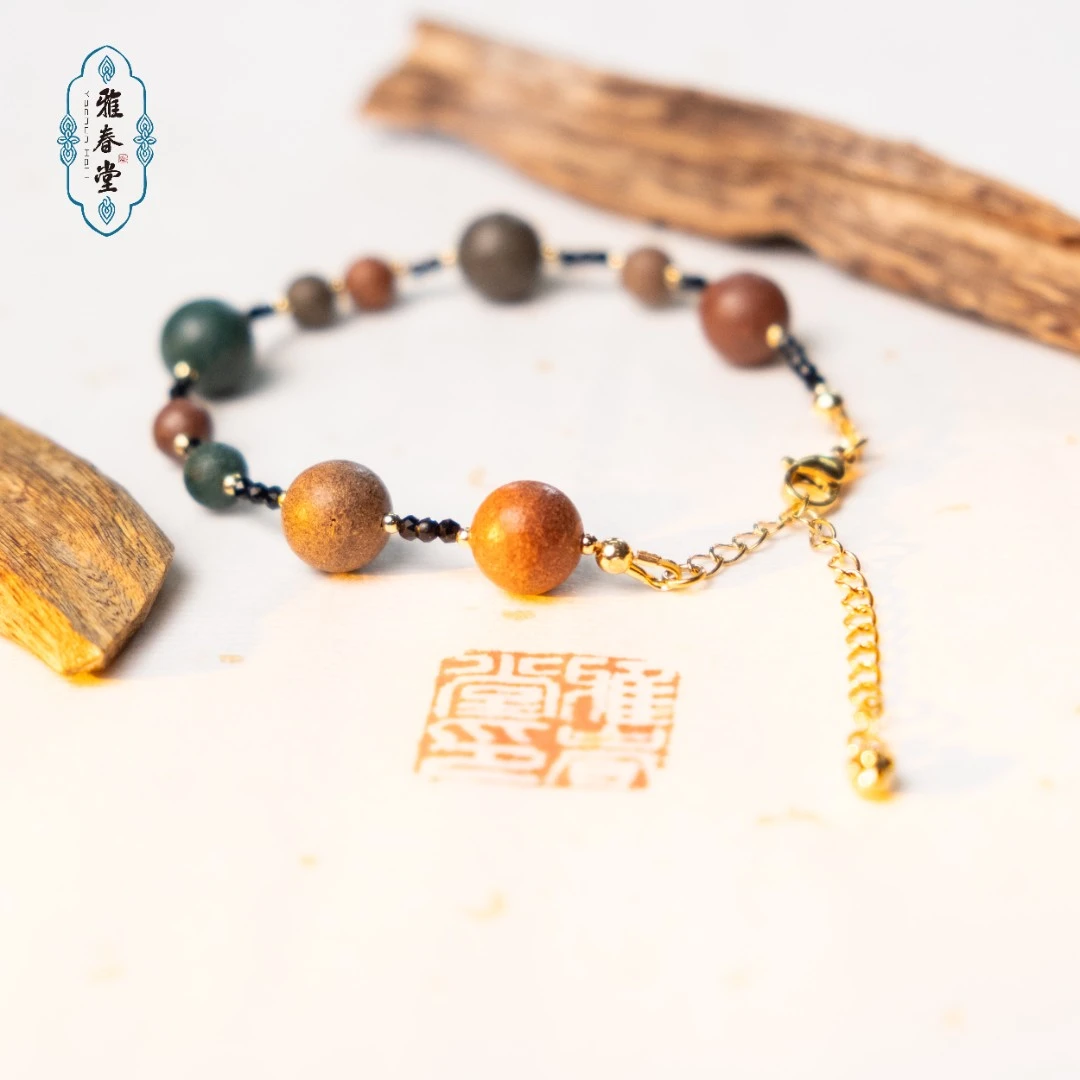 雅春堂【五方合香珠】手链款 非遗天然手工