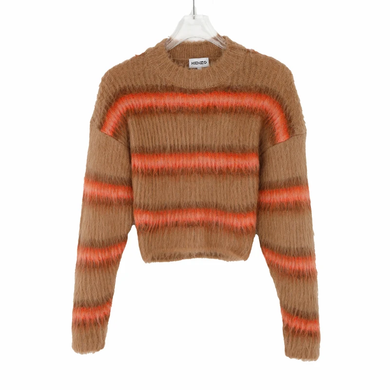 KENZO/肯佐 渐变条纹针织衫女士毛衣FB62PU615