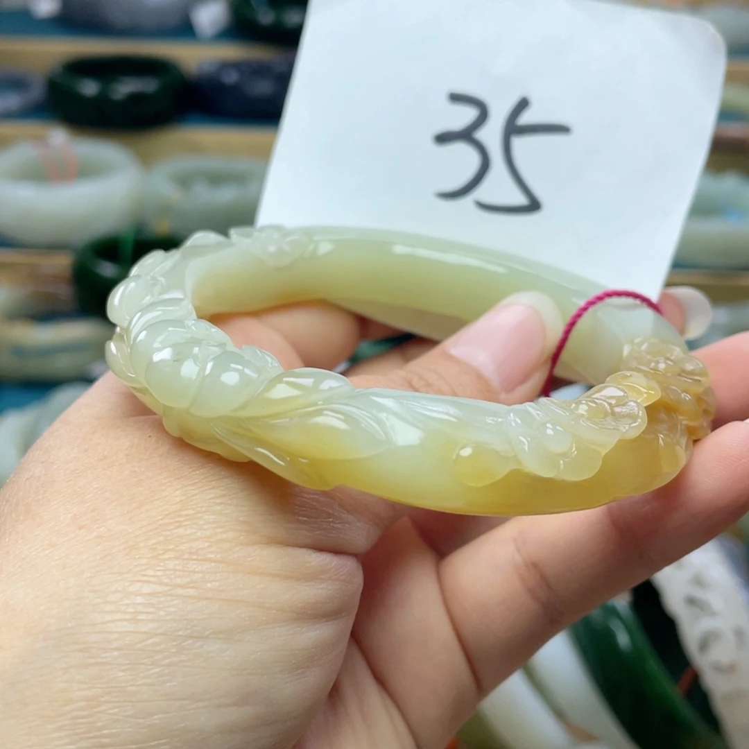 未镶嵌手镯和田玉圈口60