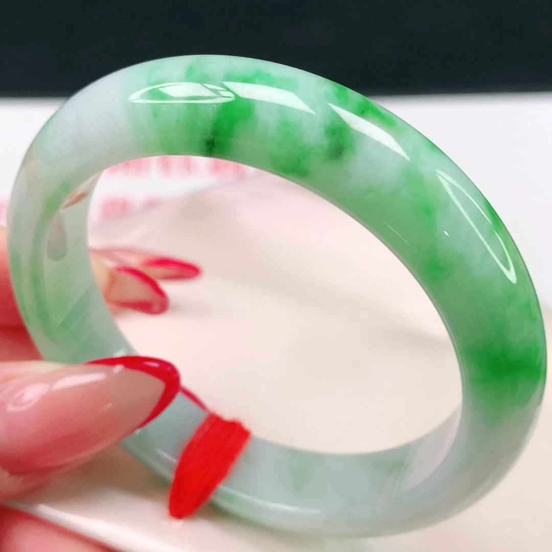 翡翠未镶嵌手镯天然翡翠1806