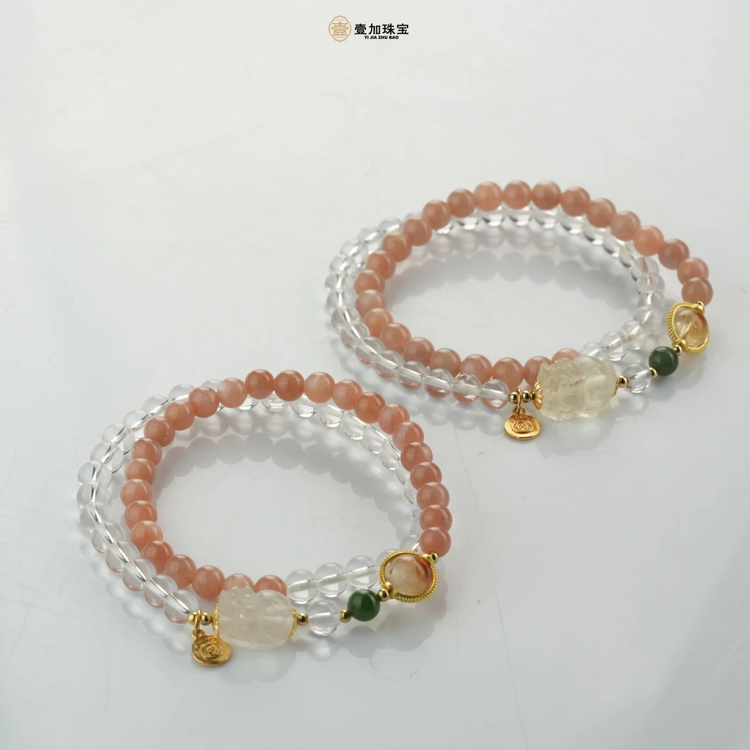 壹加师弟丨手工设计px水晶多圈手串多样性发货发一