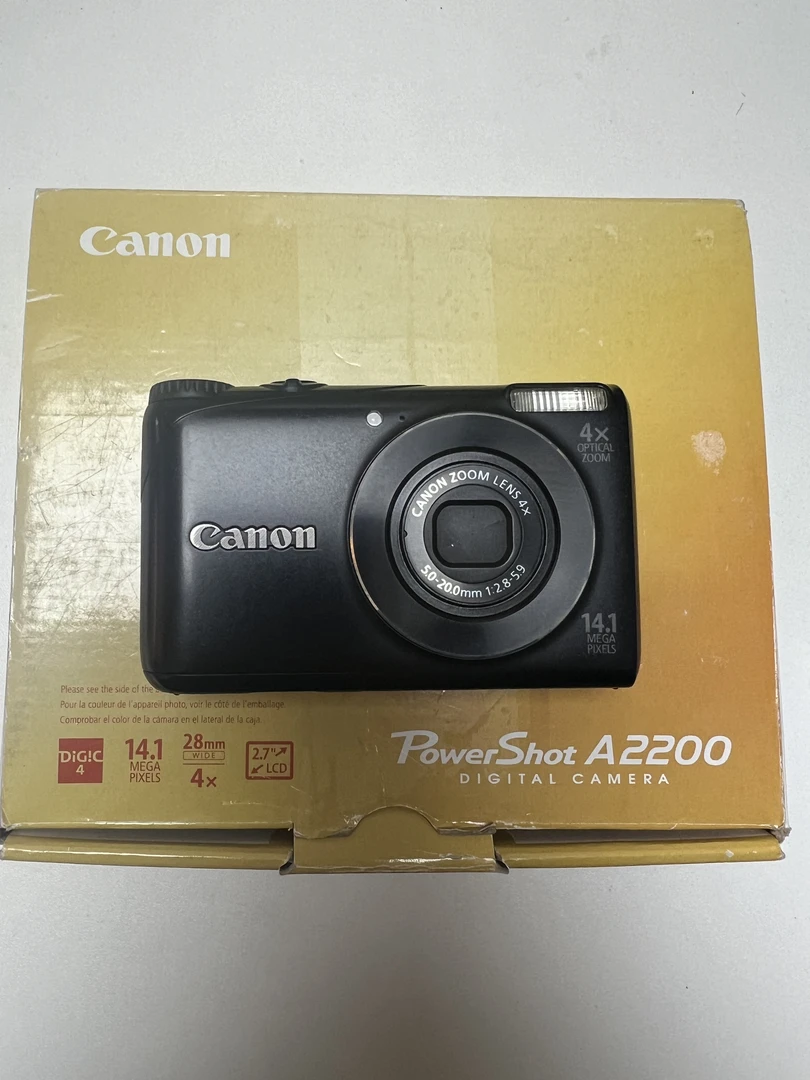 9新 Canon/佳能 佳能A2200数码相机便携1410万像素4倍光学变焦