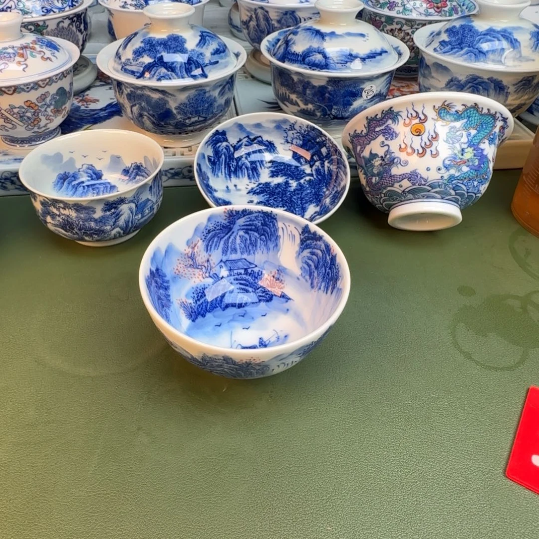 纯手工纯手绘茶具石头361