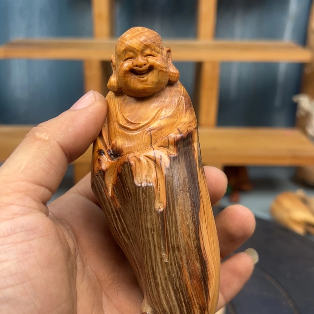木宇****4崖柏木摆件手把件