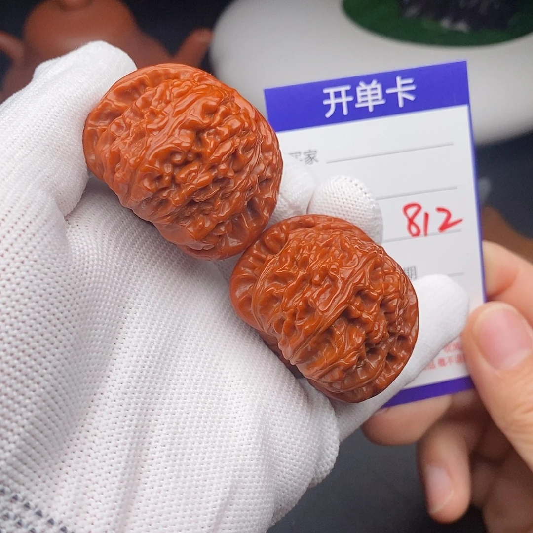 把件文玩核桃43球白812