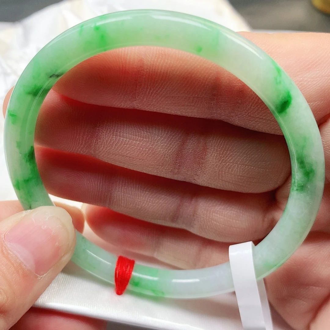 未镶嵌手镯翡翠165号号缅甸纯天然A货翡翠老坑