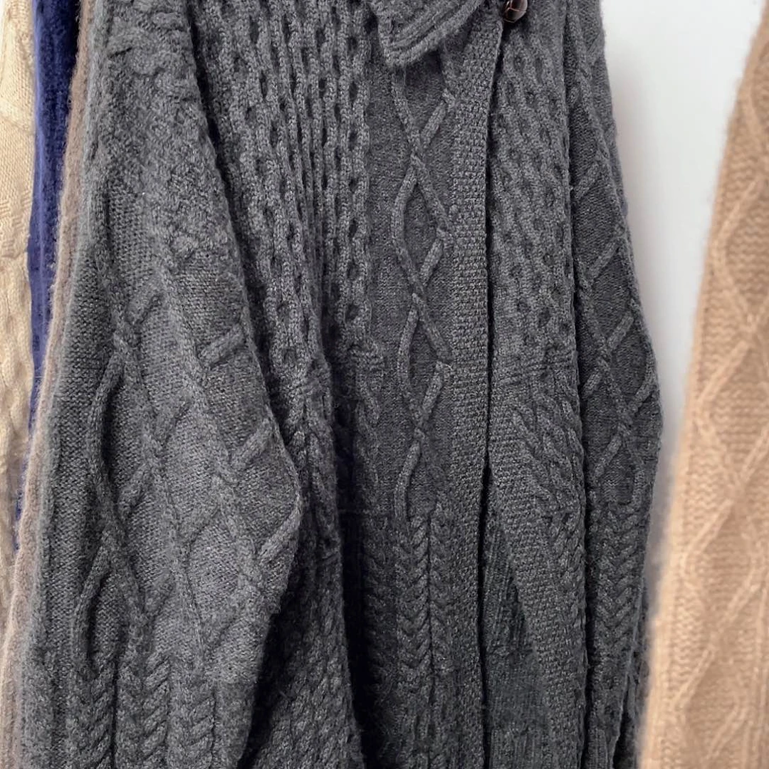 加厚 斗篷款 羊绒衫