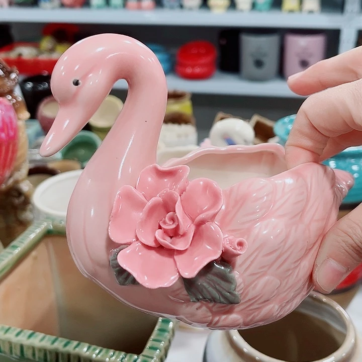 多肉陶瓷花盆满10元包邮