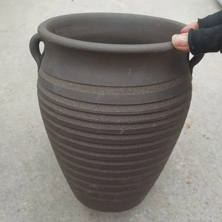 红陶20/27瑕疵底部烧裂