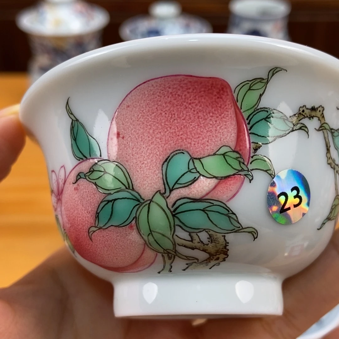 手绘现代茶具非古董