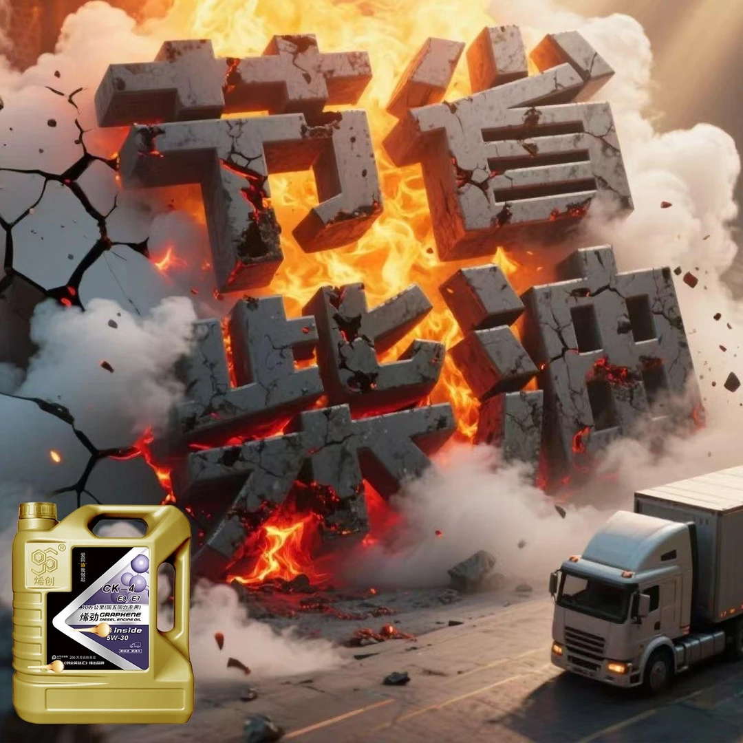 烯创CK-4 5W-30 全合成柴油机油石墨国六长效低灰DPF颗粒捕捉器用