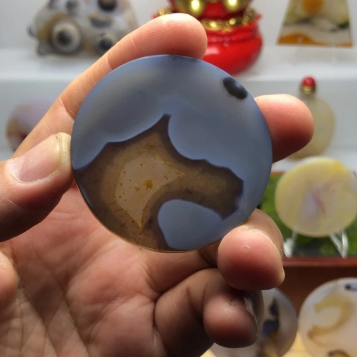 玛瑙/玉髓未镶嵌玛瑙花片