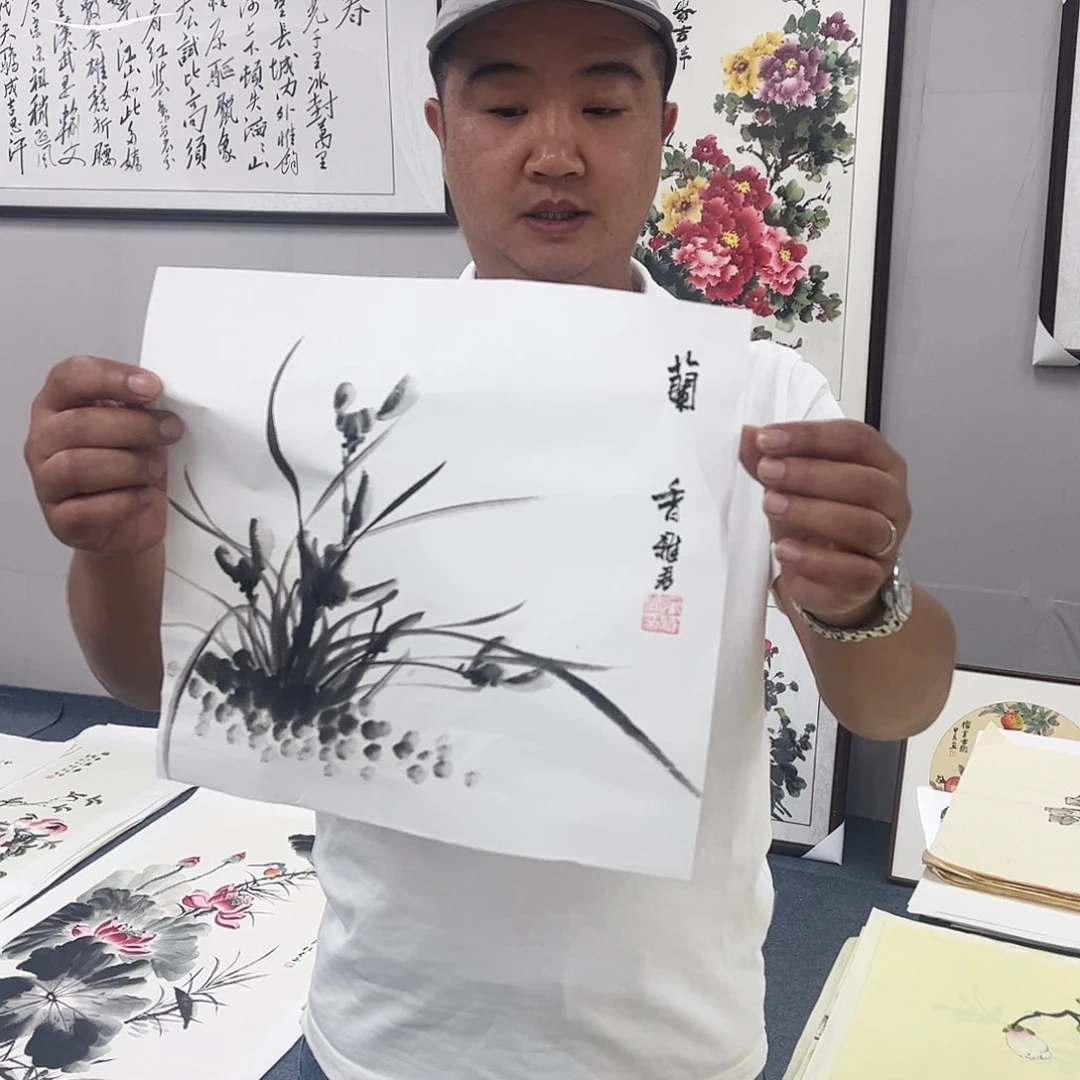 国画国画作品宣纸纯手绘