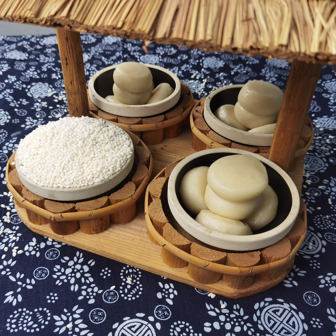 贵州贵定特产迷你小糍粑软糯Q弹外酥里软