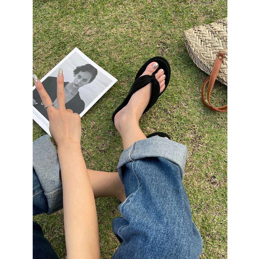 AK6-2# 『可可福利专属』糖果色软底人字拖 ~不退不换