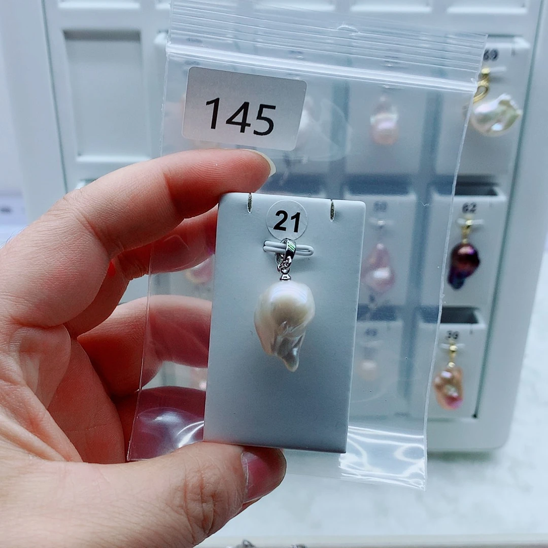 淡水珍珠吊坠(不含链)合金