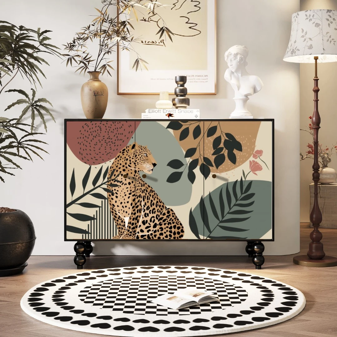 全实木新西兰松木二门边柜（尺寸：100*40*90cm）