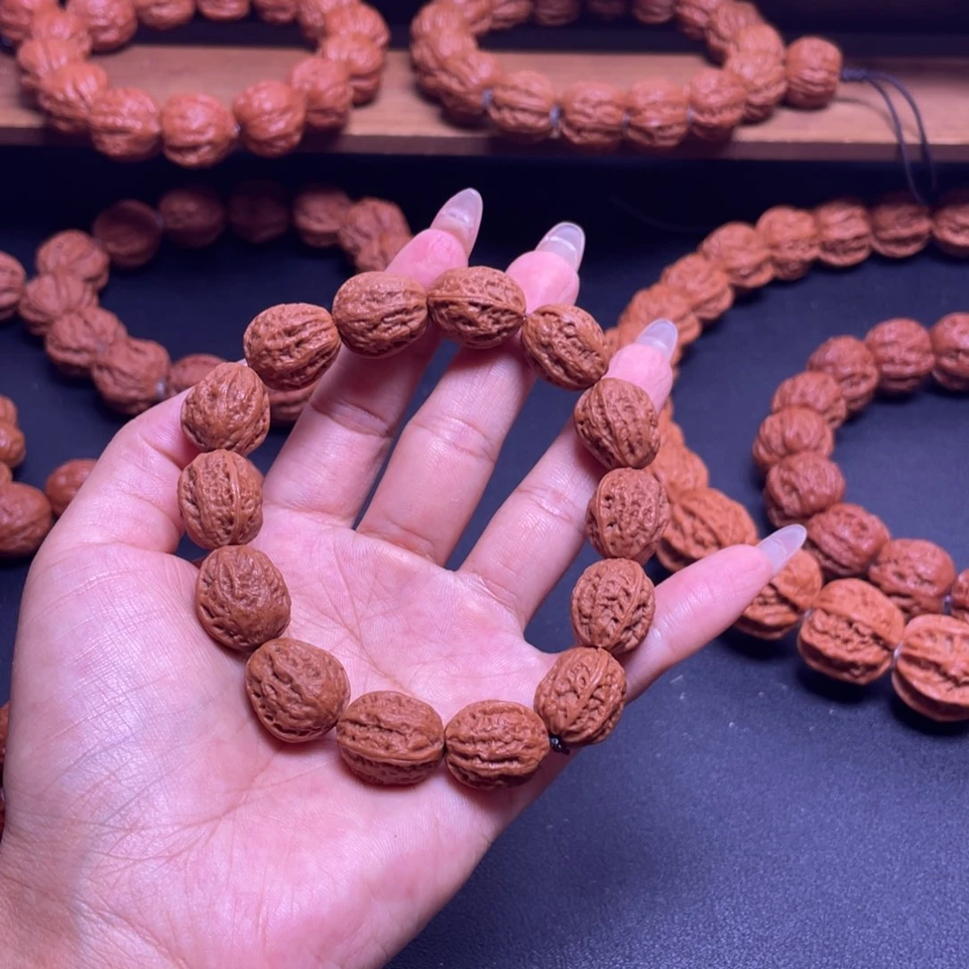 贝***记文玩核桃吊坠野生小核桃手串14加