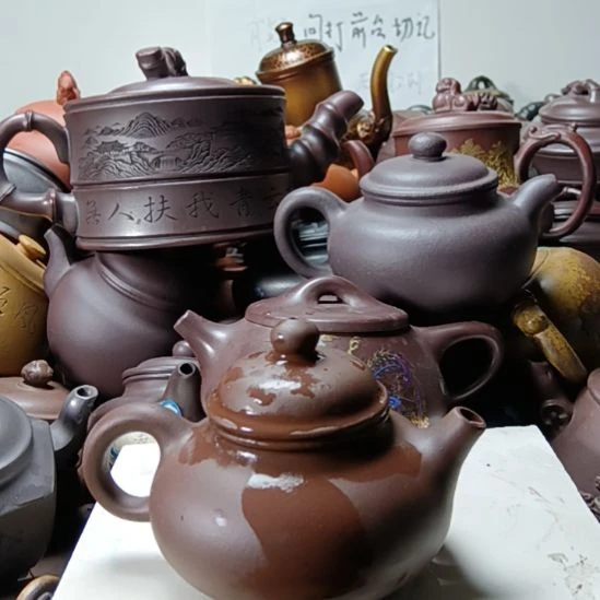 紫砂茶壶宜兴原矿底槽清台西手工柴烧250㏄紫砂壶