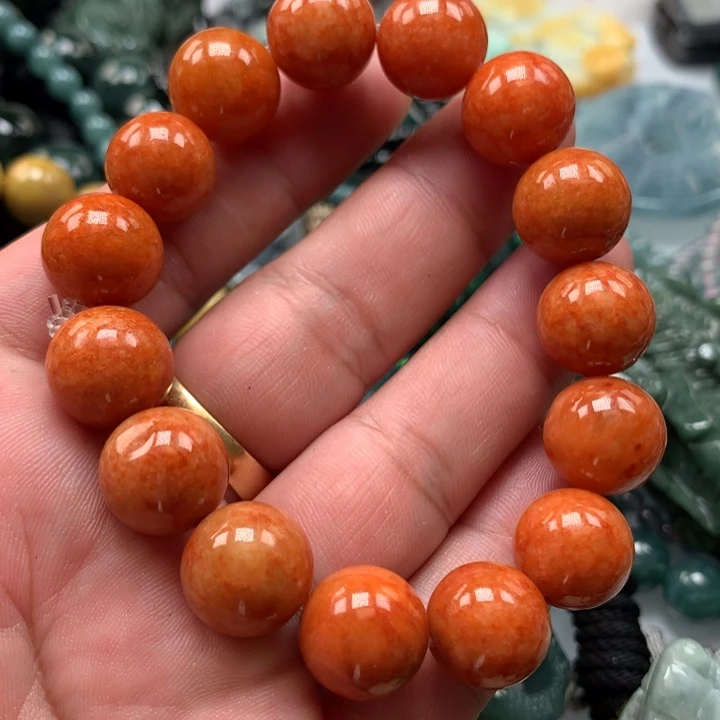 翡翠颈饰未镶嵌保真天然A货翡翠