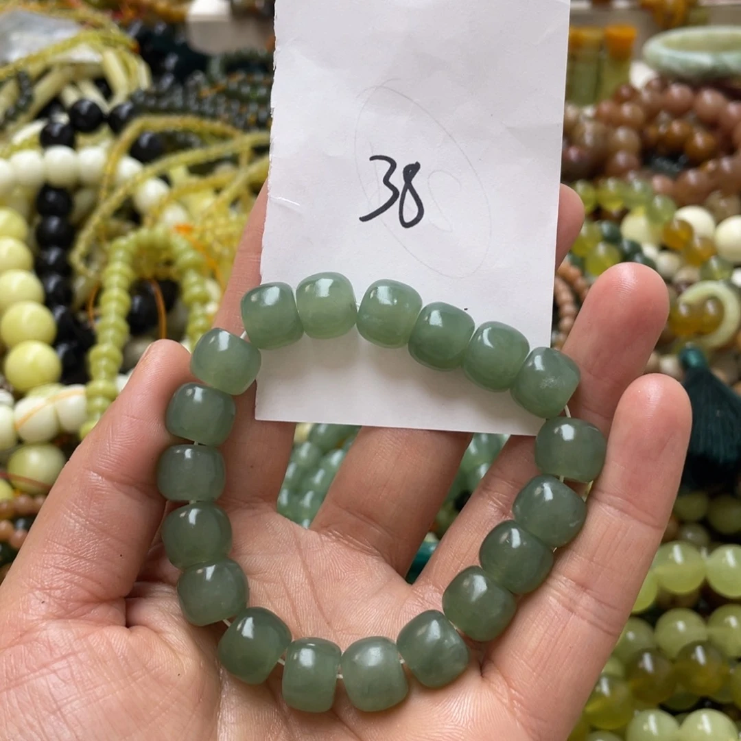 蛇纹石玉手链未镶嵌