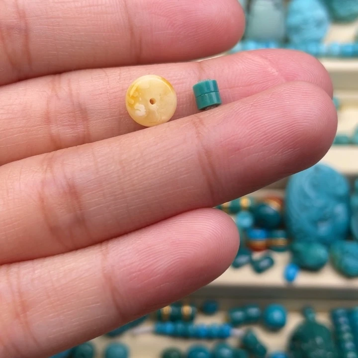 蜜蜡裸石未镶嵌隔片