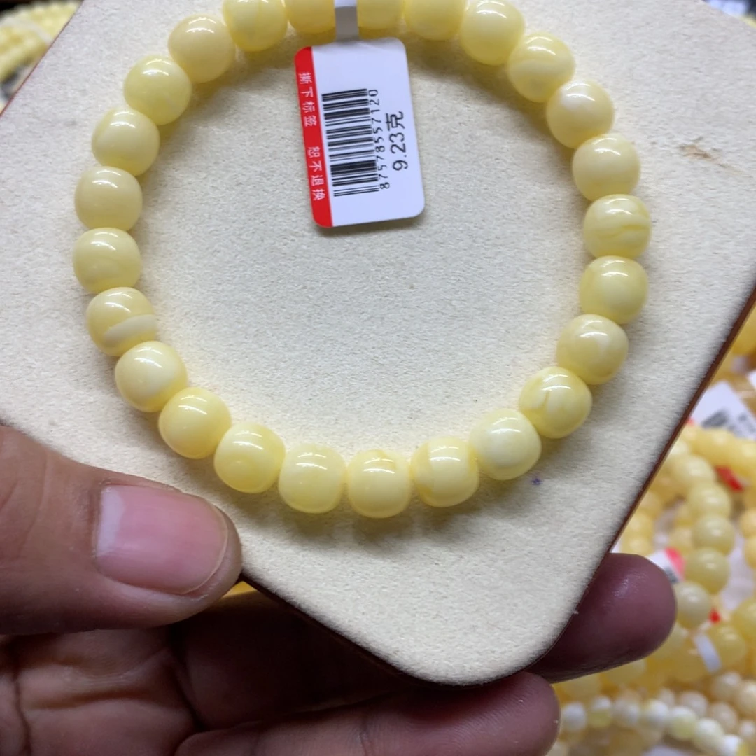嗦***蜜蜜蜡未镶嵌手链蜜蜡