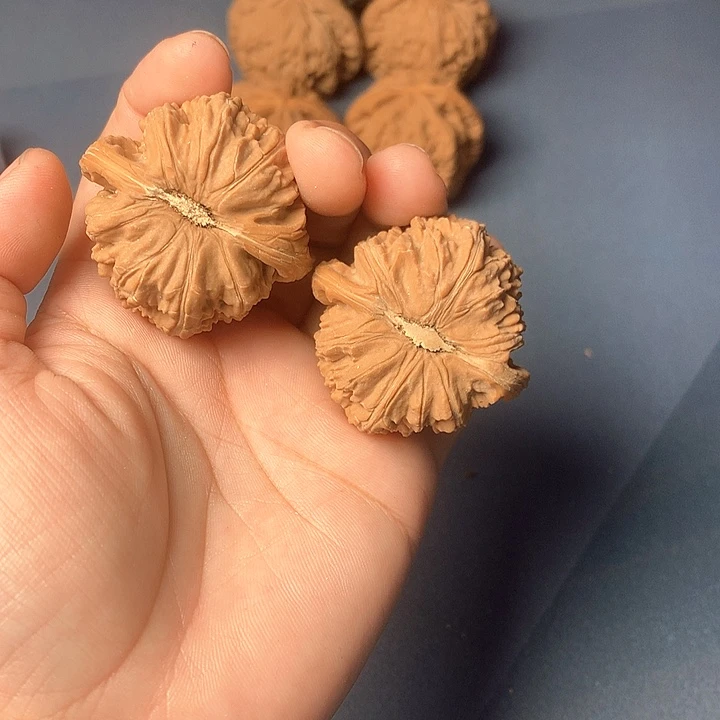 月***亮文玩核桃吊坠白狮子