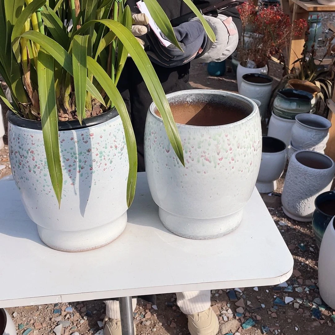 红陶王嫂花盆0207-693