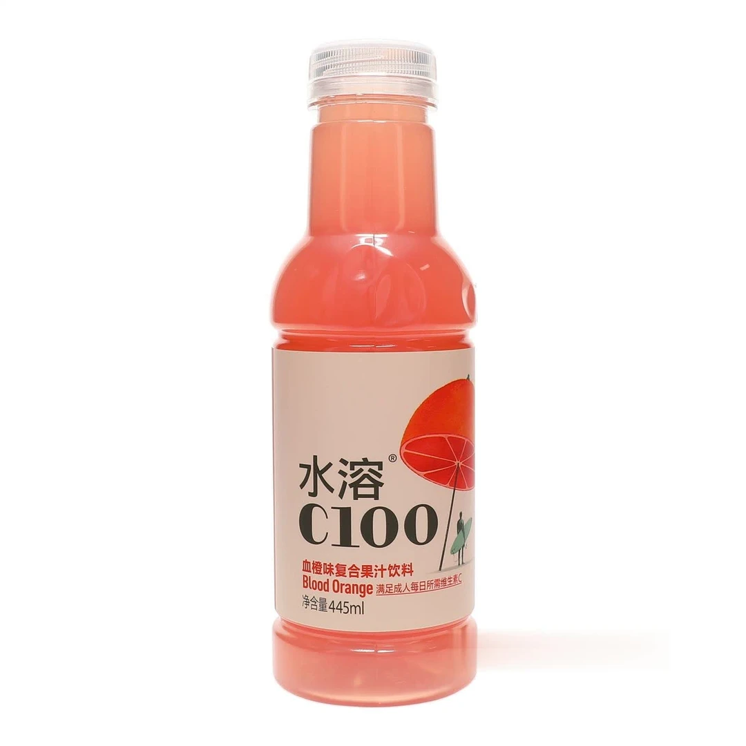 （015号）水溶C100 血橙味复合果汁饮料 445ml/瓶
