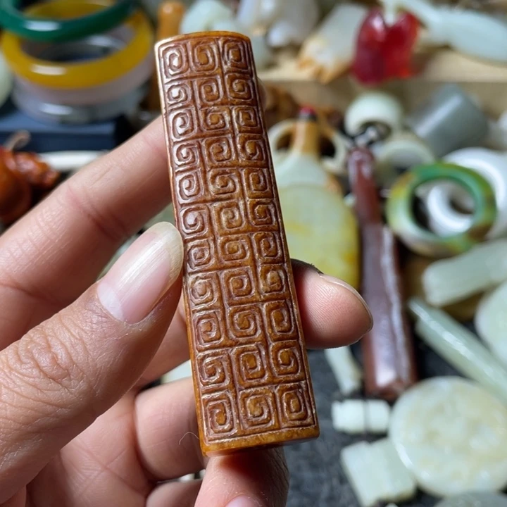 和田玉未镶嵌吊坠(不含链)