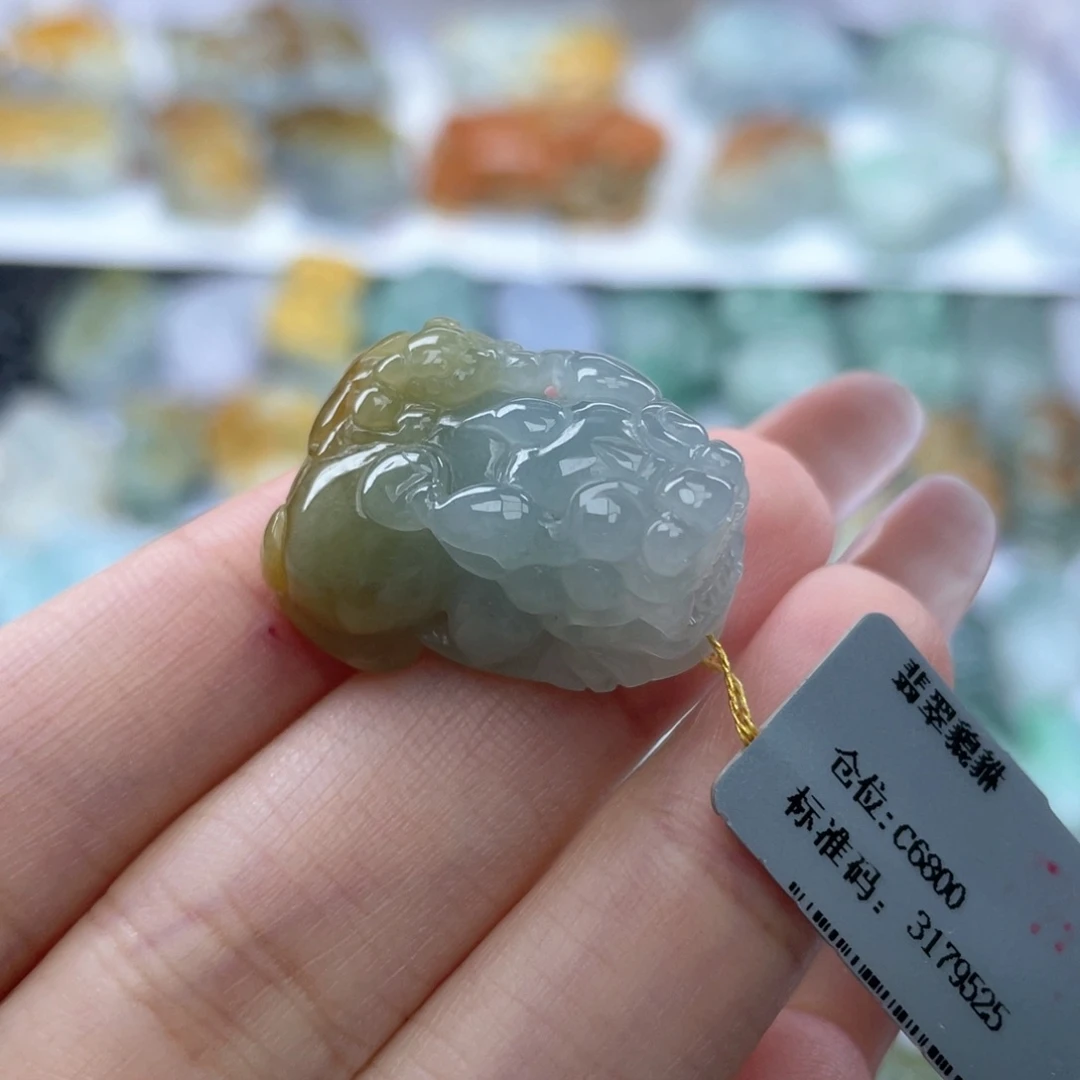 颈饰未镶嵌翡翠貔貅25
