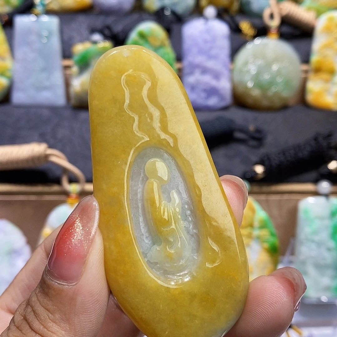 定制翡翠未镶嵌翡翠A货一物一证