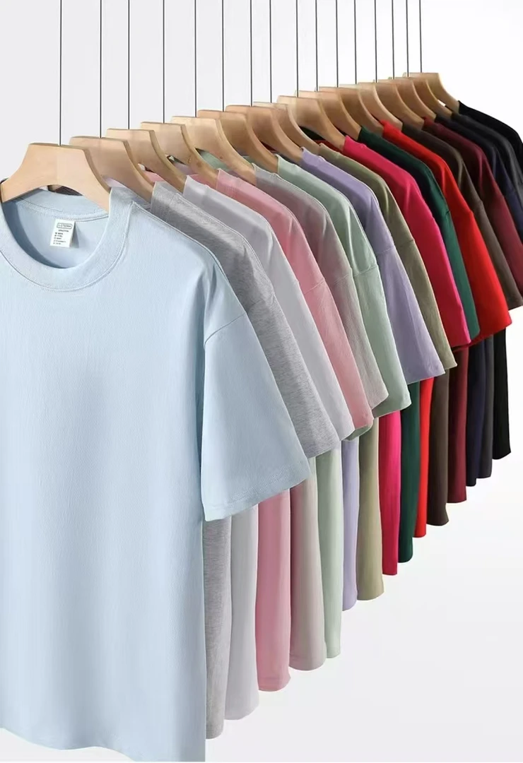 通用短袖情侣基础大众常规T恤上衣百搭简约透气休闲男士宽松