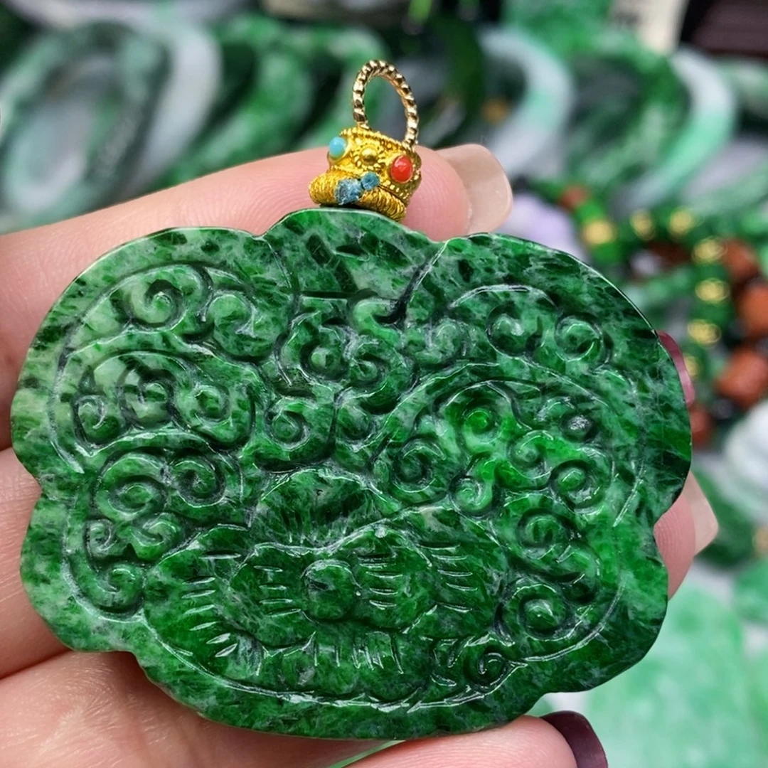 彩***姐翡翠未镶嵌吊坠(不含链)