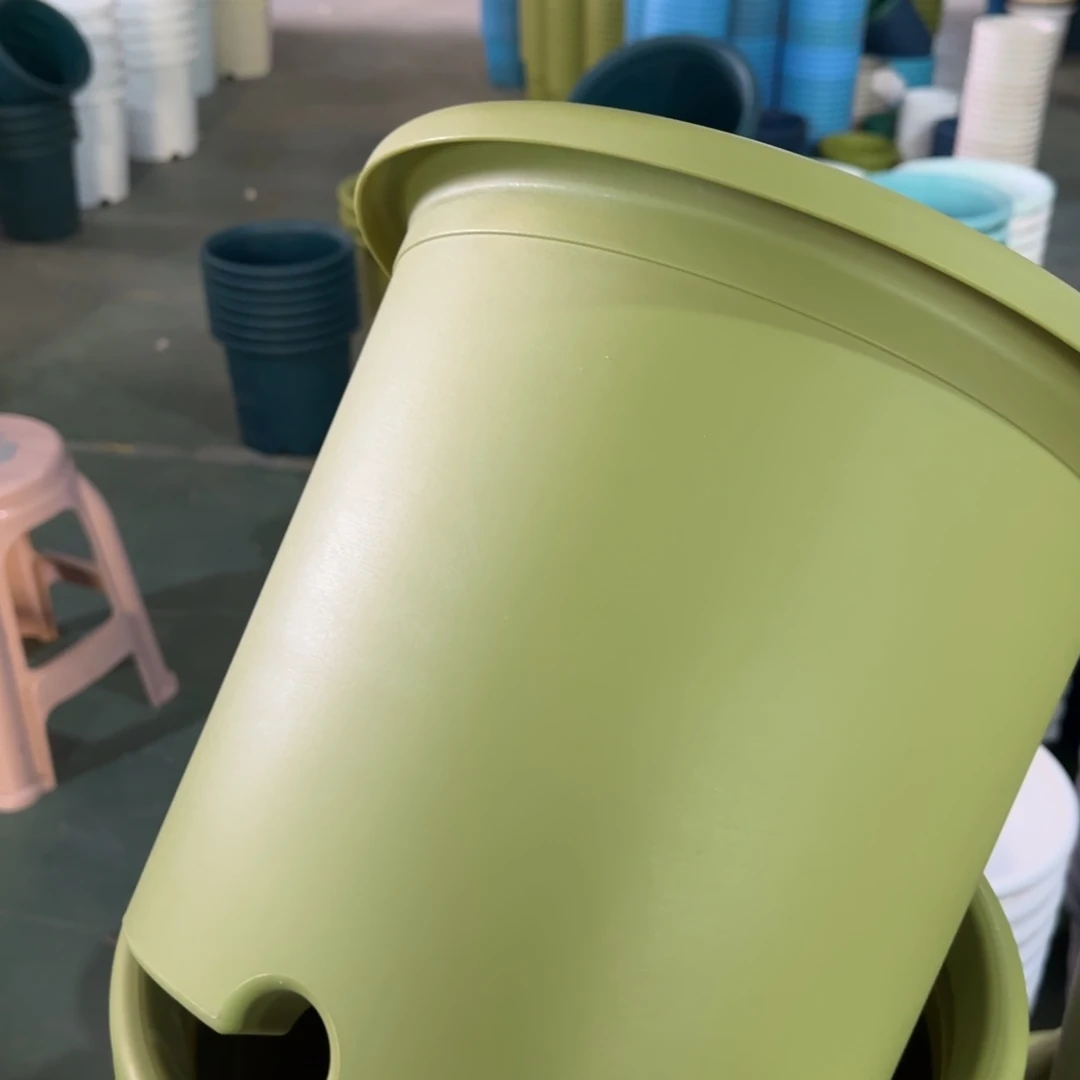 树脂四季盆6#无拖果绿微瑕7