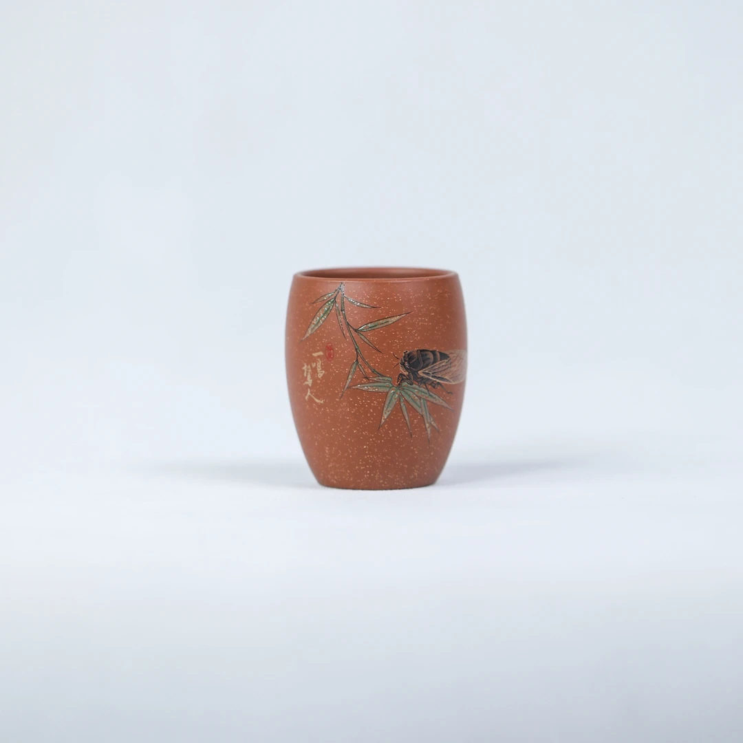 语恬紫砂甄选【一鸣惊人】原矿降坡泥 杯子 24134018