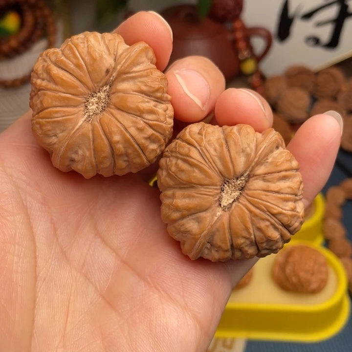 文玩核桃把件南瓜墩40