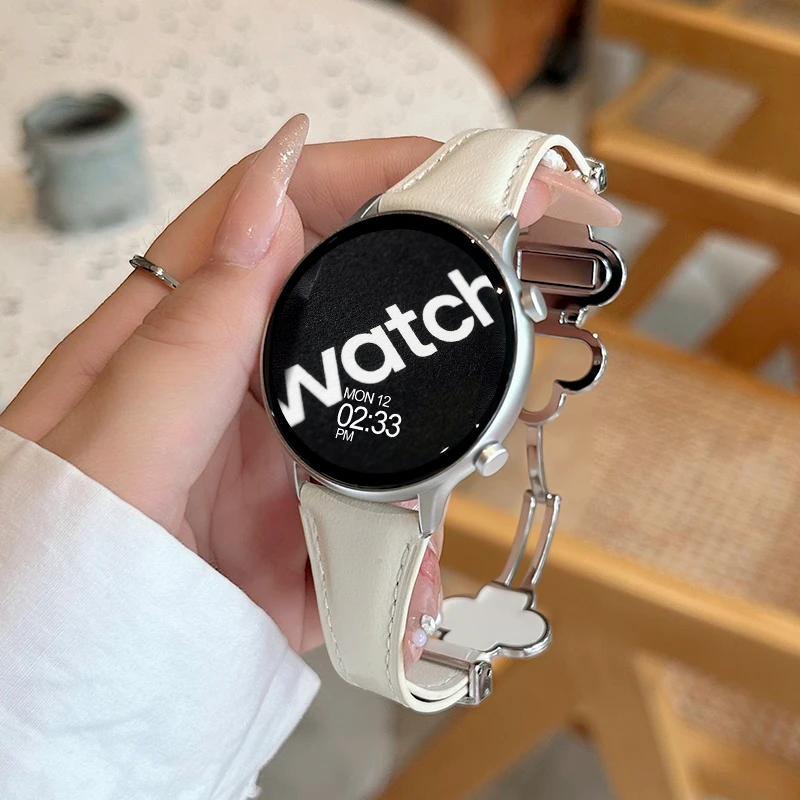 智能手表女士时尚轻奢蓝牙电话多功能健康监测心率血压运动手环