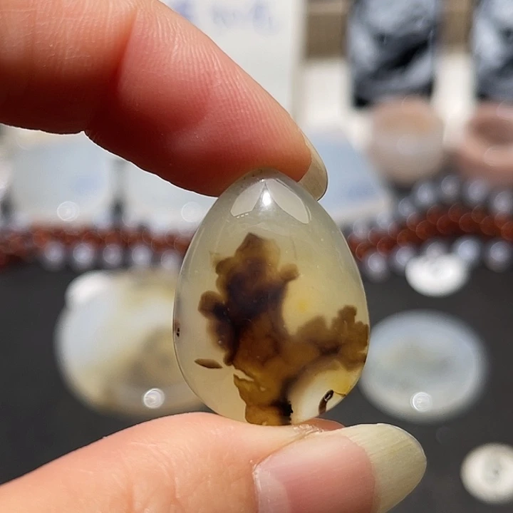 玛瑙/玉髓未镶嵌吊坠(不含链)