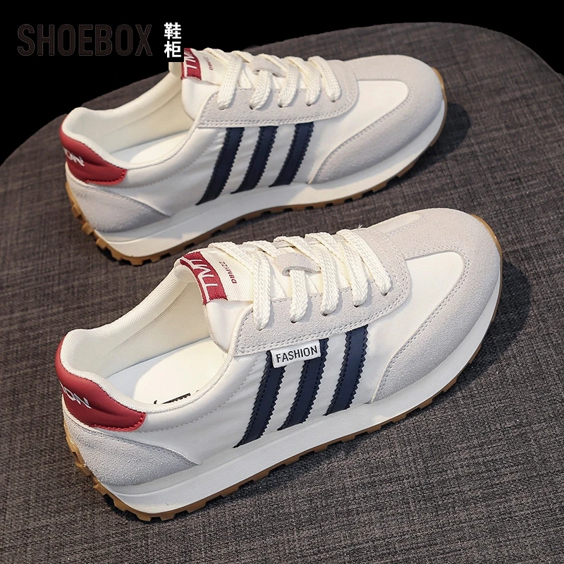 SHOEBOX鞋柜超轻软底软皮轻便德训鞋女透气防滑学生ins韩版潮鞋子