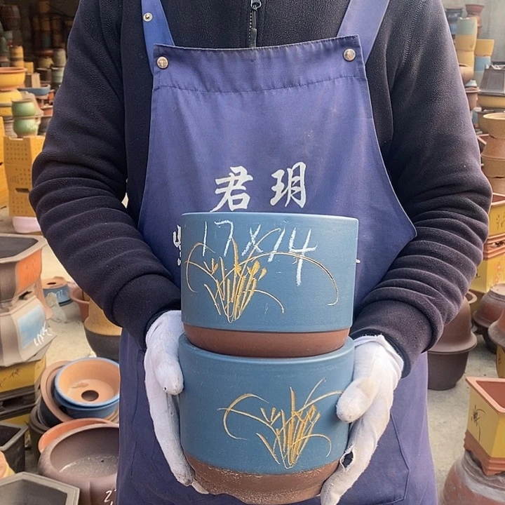 紫砂花盆紫砂花盆