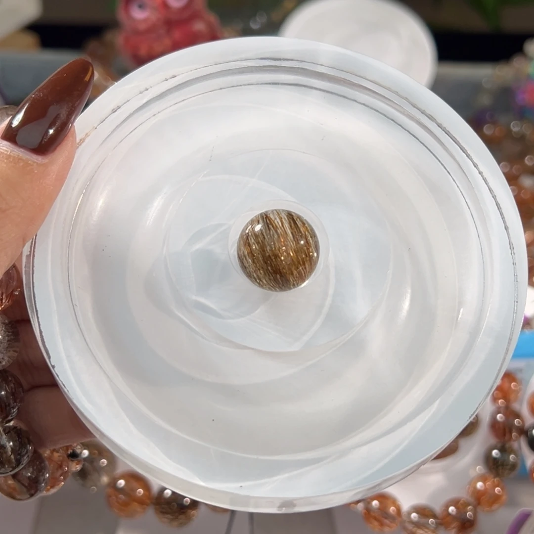 心***语未镶嵌水晶手链黑金超七16