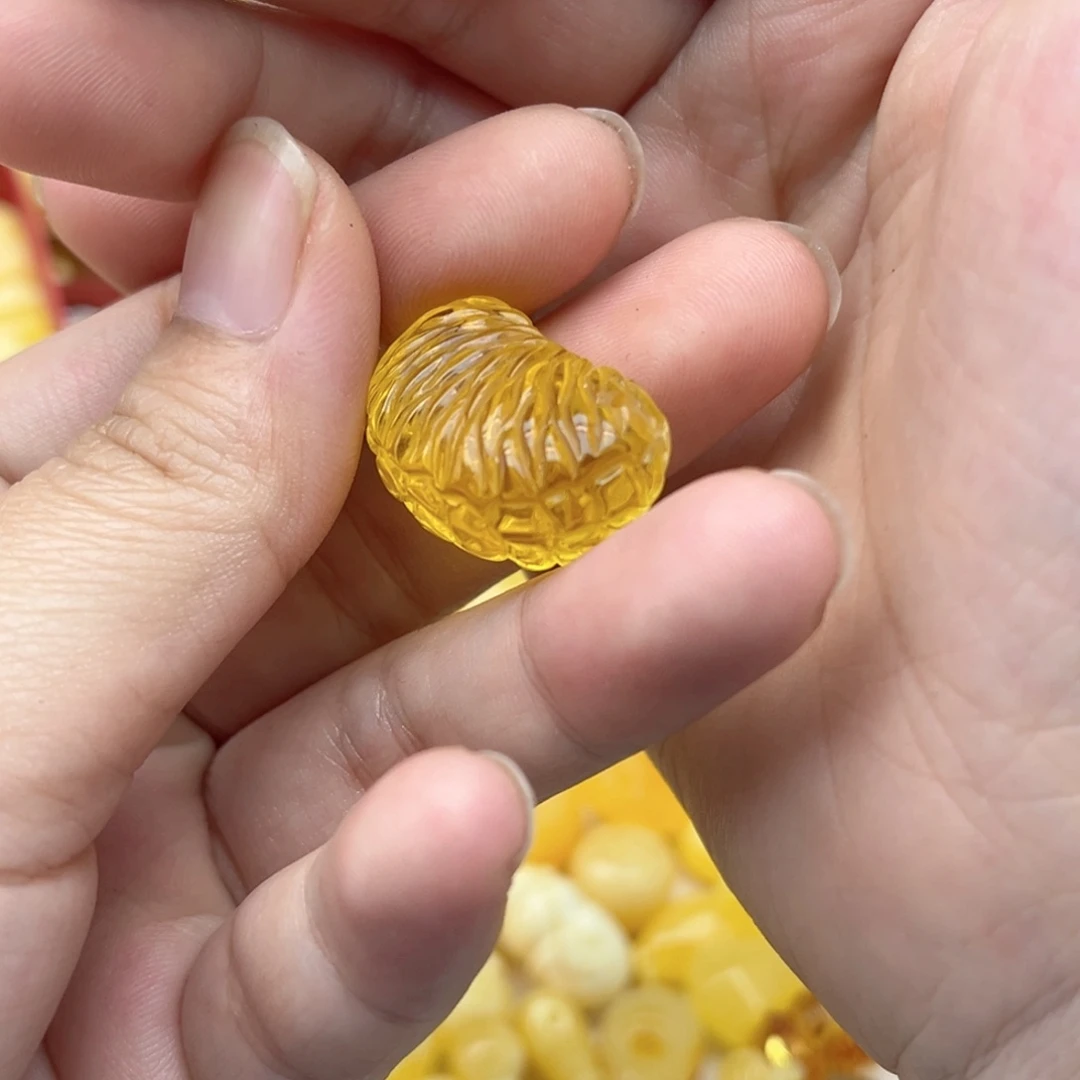 裸石蜜蜡未镶嵌天然