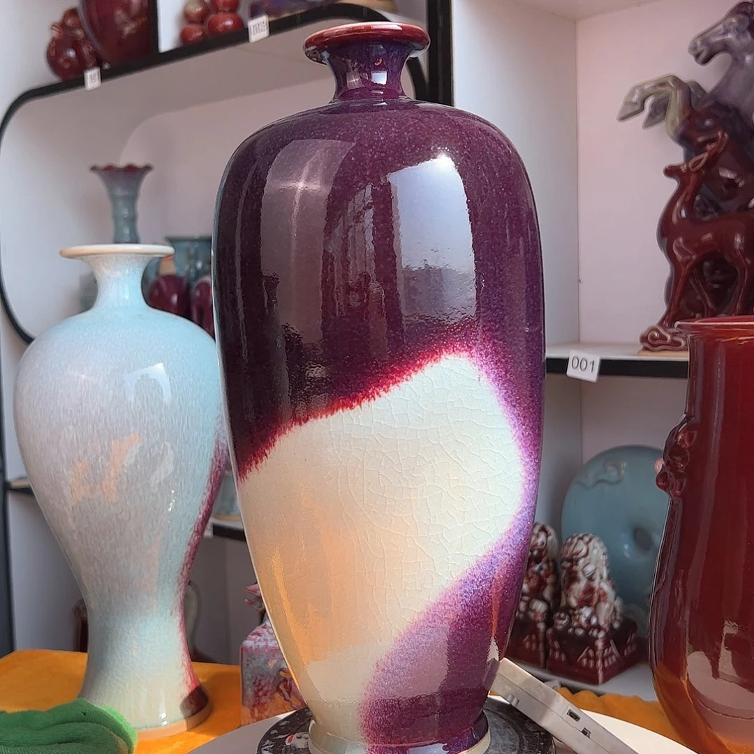 摆件峰*左郑家钧窑摆件